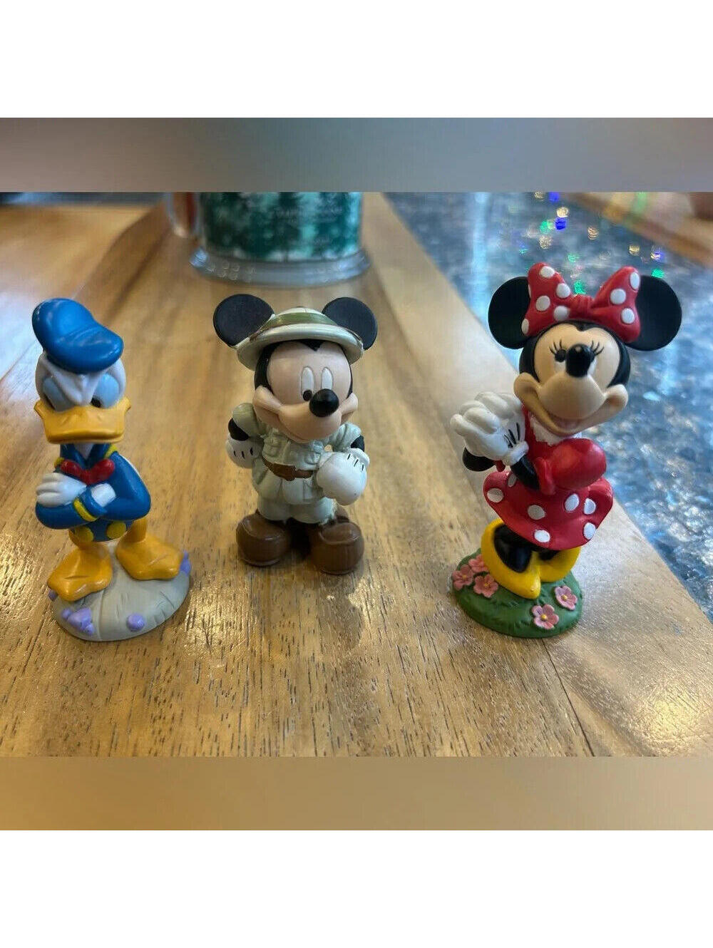 Mickey, Minnie and Donald PVC figurines